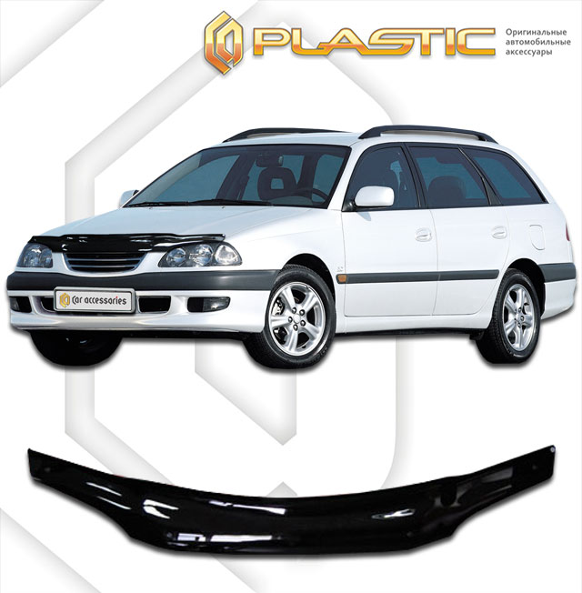 Дефлектор капота (Classic полупрозрачный) Toyota Avensis  2010010300258