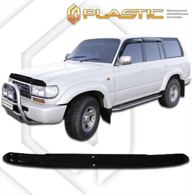 Ветровик люка (110 см.) (Classic полупрозрачный) Toyota Land Cruiser 80 2010110300356