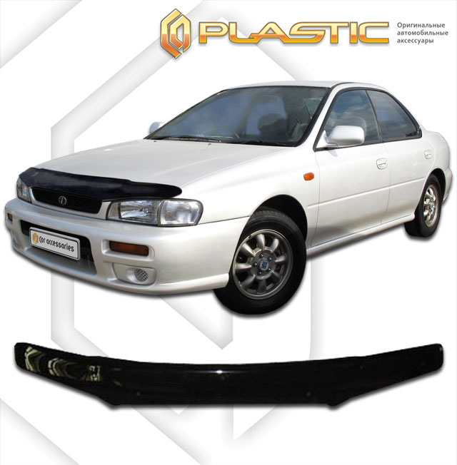 Дефлектор капота (Classic полупрозрачный) Subaru Impreza  2010010300371