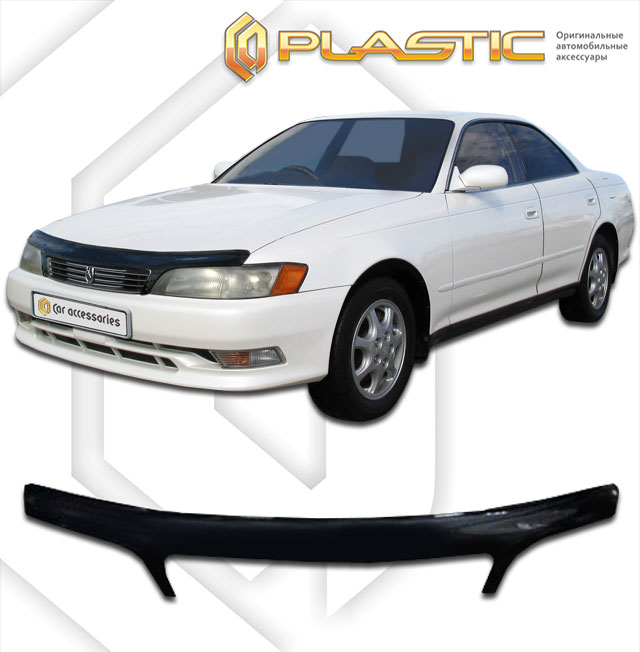 Дефлектор капота (Classic полупрозрачный) Toyota Mark-2  2010010300425