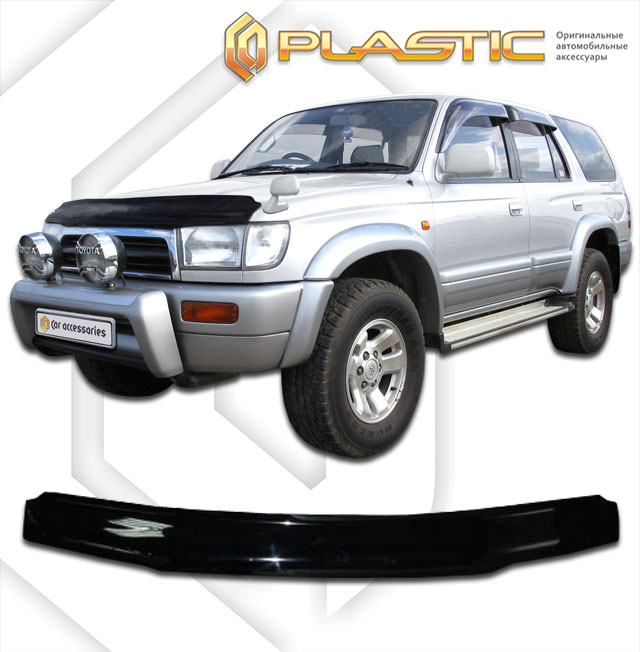 Дефлектор капота (Classic полупрозрачный) Toyota Hilux Surf  2010010300722