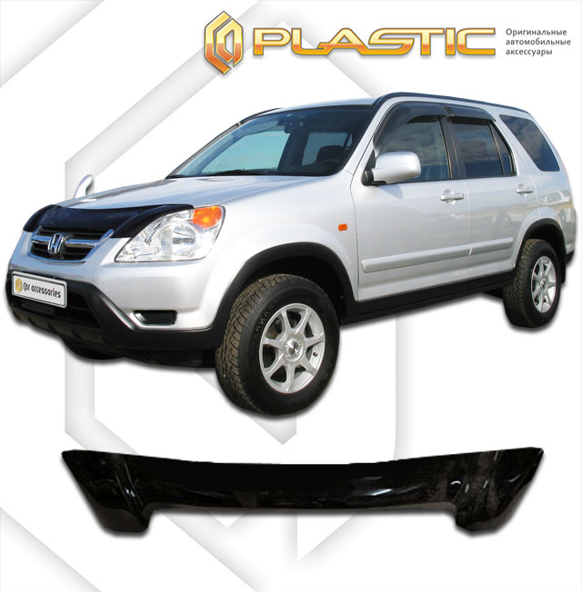 Дефлектор капота (Classic полупрозрачный) Honda CR-V  2010010300869