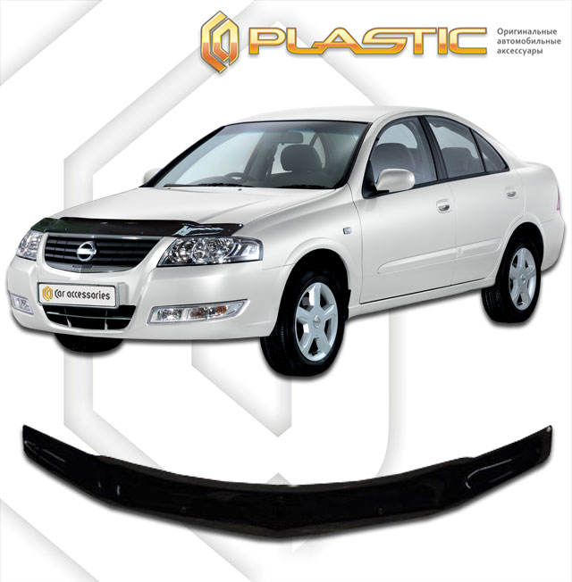 Дефлектор капота (Classic полупрозрачный) Nissan Almera Classic  2010010301149