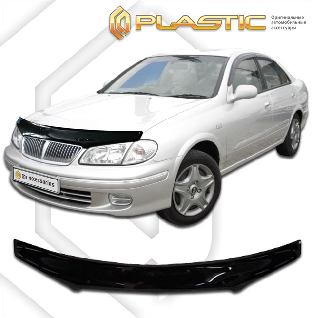 Дефлектор капота (Classic полупрозрачный) Nissan Bluebird Sylphy  2010010301576