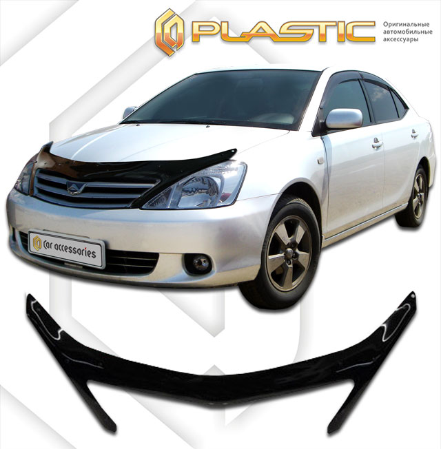 Ветровики дверей (Шелкография белая) Toyota Allion  2010030401652