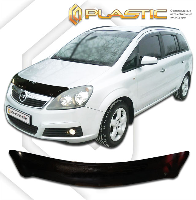 Дефлектор капота (Classic полупрозрачный) Opel Zafira  2010010301675