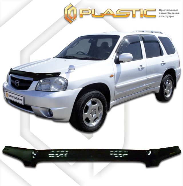 Дефлектор капота (Classic полупрозрачный) Mazda Tribute  2010010301903