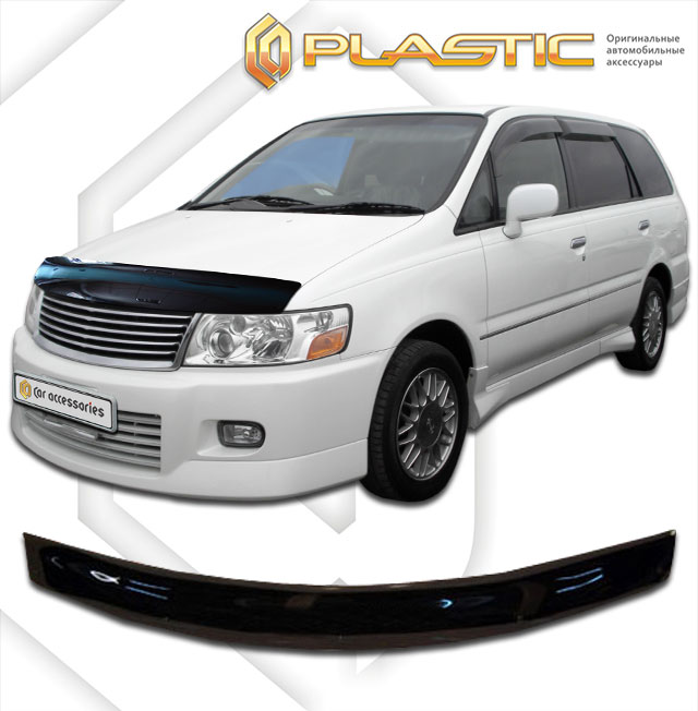 Дефлектор капота (Classic полупрозрачный) Nissan Bassara  2010010301910