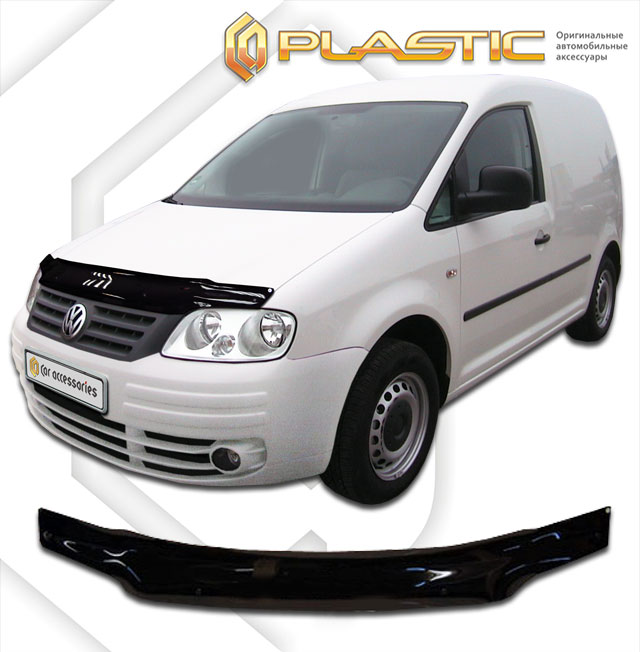 Дефлектор капота (Classic полупрозрачный) Volkswagen Caddy  2010010301972