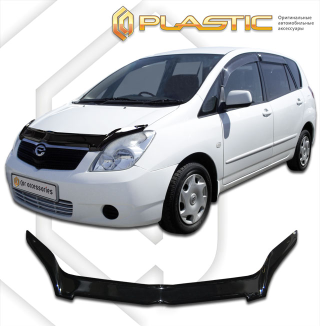 Дефлектор капота (Classic полупрозрачный) Toyota Spacio  2010010302023