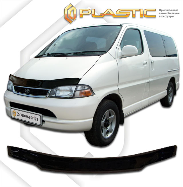 Дефлектор капота (Classic полупрозрачный) Toyota Granvia  2010010302054