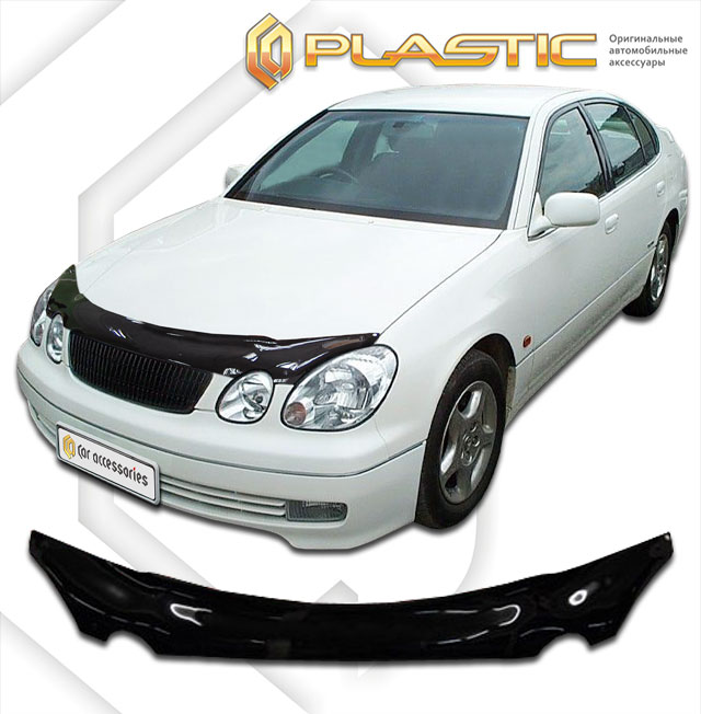 Дефлектор капота (Classic полупрозрачный) Toyota Aristo  2010010302191