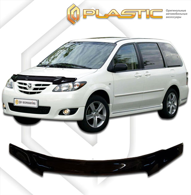 Дефлектор капота (Classic полупрозрачный) Mazda MPV  2010010302450