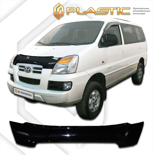 Дефлектор капота (Classic полупрозрачный) Hyundai Starex  2010010303549