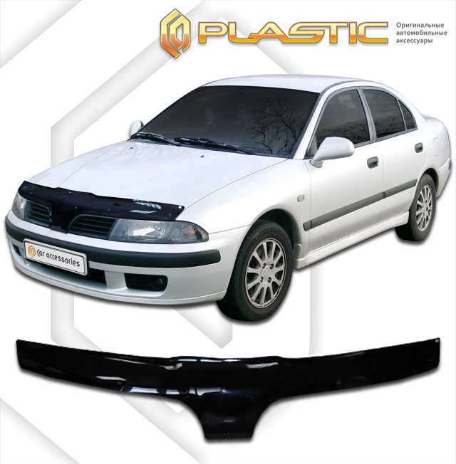 Дефлектор капота (Classic полупрозрачный) Mitsubishi Carisma  2010010303563