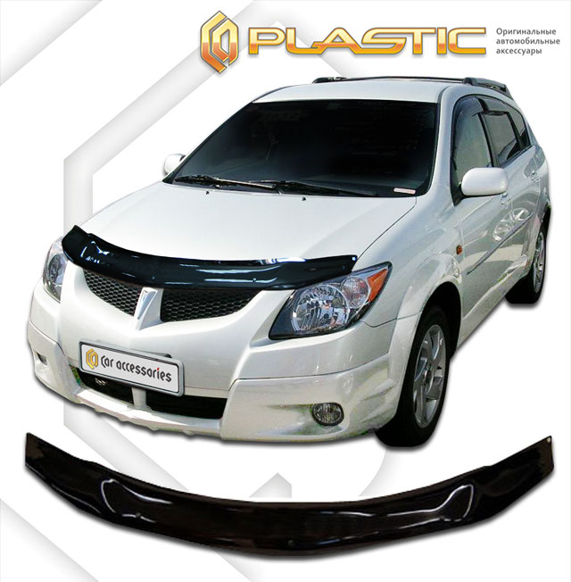 Дефлектор капота (Classic полупрозрачный) Pontiac Vibe  2010010304485