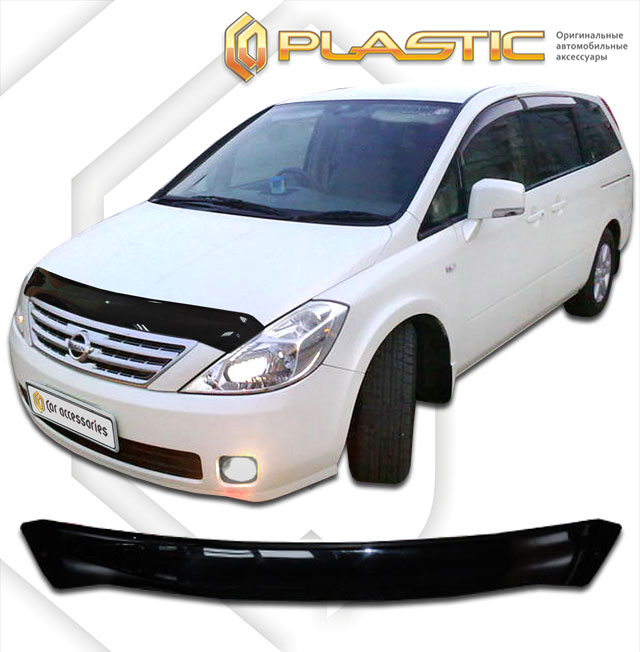 Дефлектор капота (Classic полупрозрачный) Nissan Presage  2010010304720