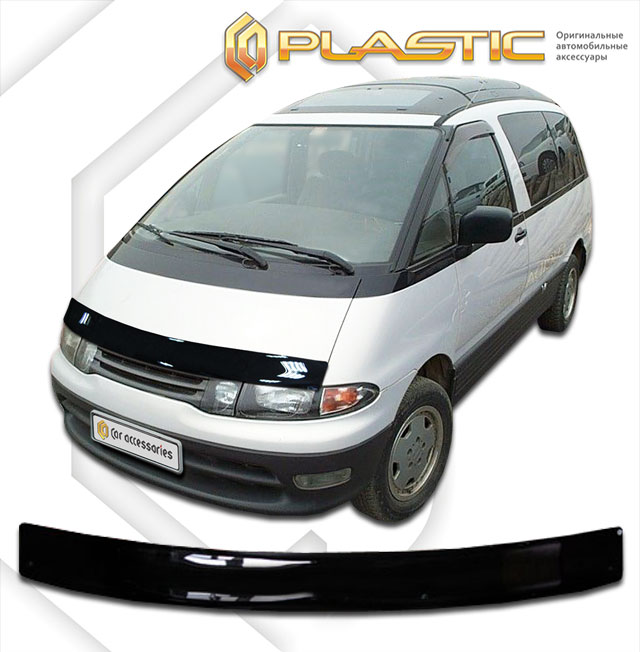 Дефлектор капота (Classic полупрозрачный) Toyota Estima Lucida  2010010304805