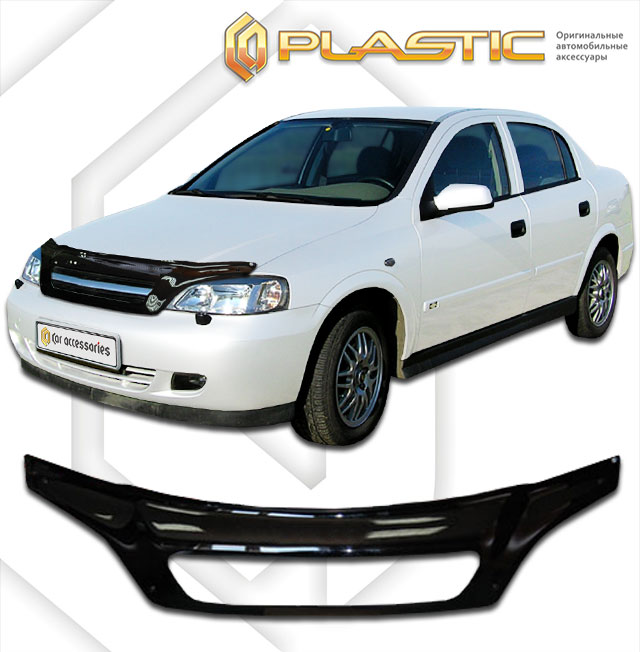 Дефлектор капота (Classic полупрозрачный) Chevrolet Viva  2010010304904