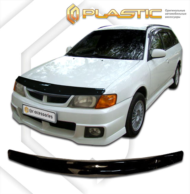 Дефлектор капота (Classic полупрозрачный) Nissan Wingroad  2010010305055