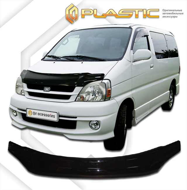 Дефлектор капота (Classic полупрозрачный) Toyota Hiace Regius  2010010305161