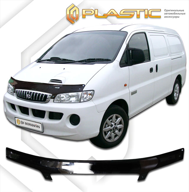 Дефлектор капота (Classic полупрозрачный) Hyundai Starex H1 2010010305369