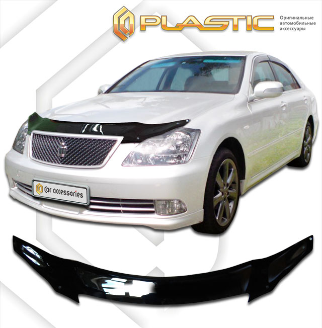 Дефлектор капота (Classic полупрозрачный) Toyota Crown  2010010305420