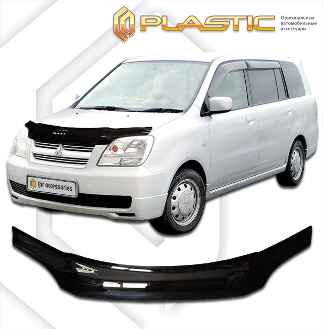 Дефлектор капота (Classic полупрозрачный) Mitsubishi Dion  2010010305468