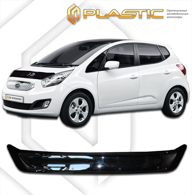 Дефлектор капота (Classic полупрозрачный) Kia Venga  2010010305567