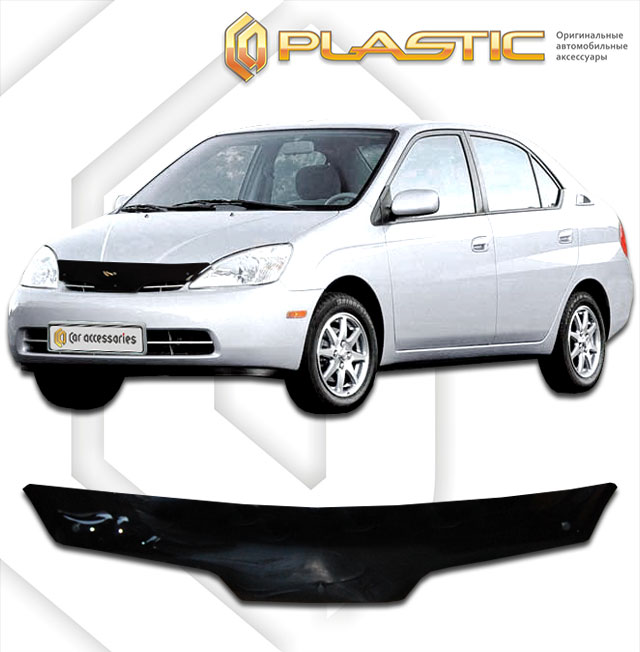 Дефлектор капота (Classic полупрозрачный) Toyota Prius  2010010305628