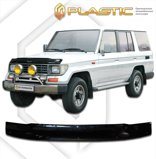 Дефлектор капота (Classic полупрозрачный) Toyota Land Cruiser  2010010305659