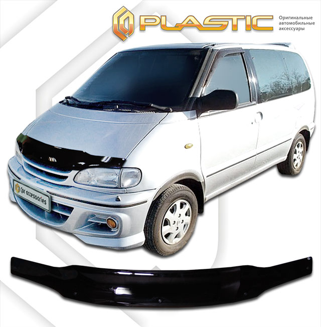 Дефлектор капота (Classic полупрозрачный) Nissan Serena  2010010306021
