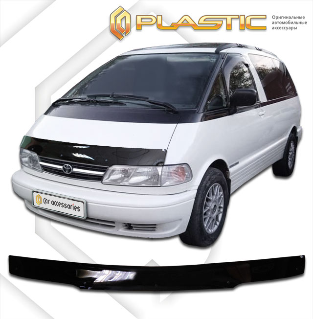 Дефлектор капота (Classic полупрозрачный) Toyota Estima Emina  2010010306069