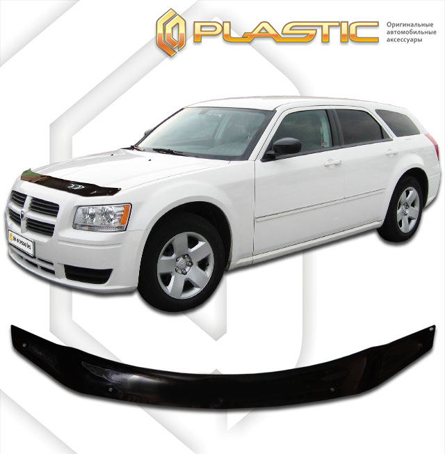 Дефлектор капота (Classic полупрозрачный) Dodge Magnum  2010010306410