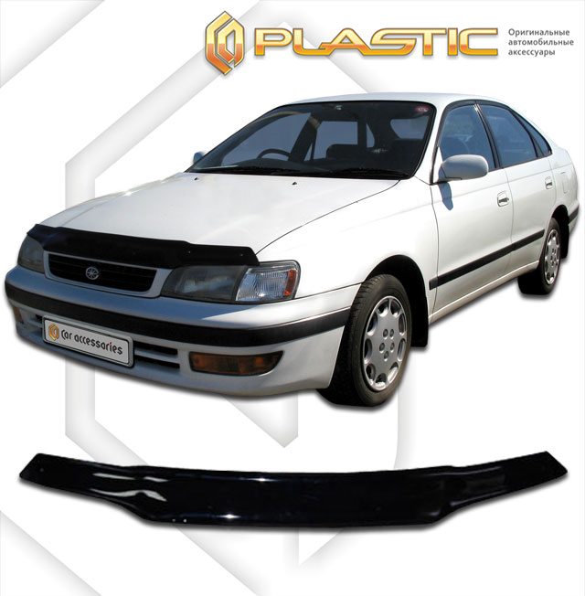 Дефлектор капота (Classic полупрозрачный) Toyota Carina E  2010010306755