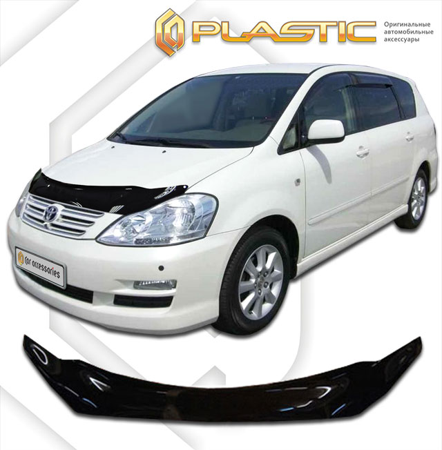 Дефлектор капота (Classic полупрозрачный) Toyota Avensis Verso  2010010306793