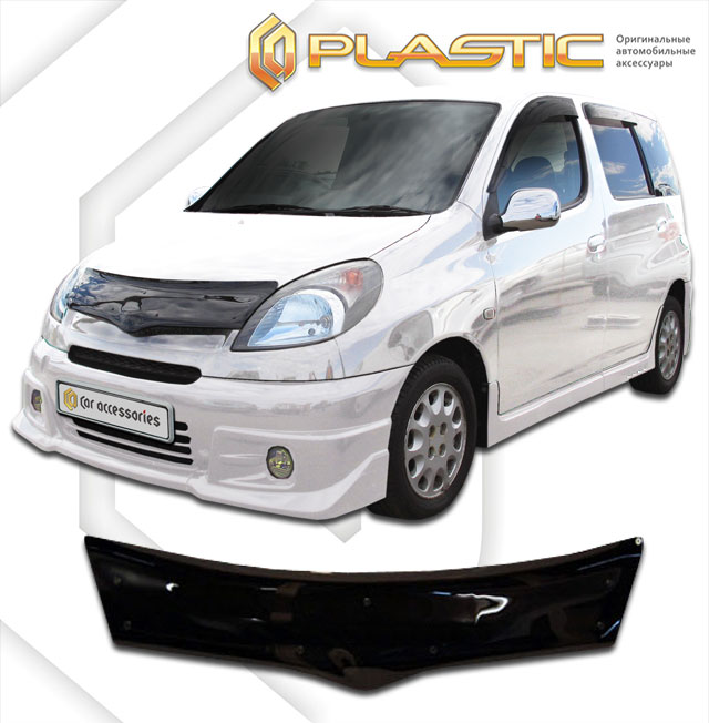Дефлектор капота (Classic полупрозрачный) Toyota Yaris Verso   2010010306816