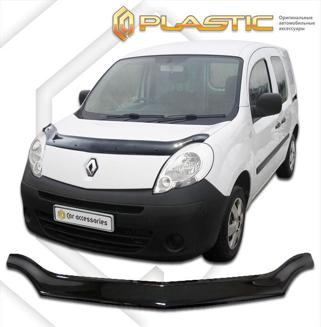Дефлектор капота (Classic полупрозрачный) Renault Kangoo  2010010306892