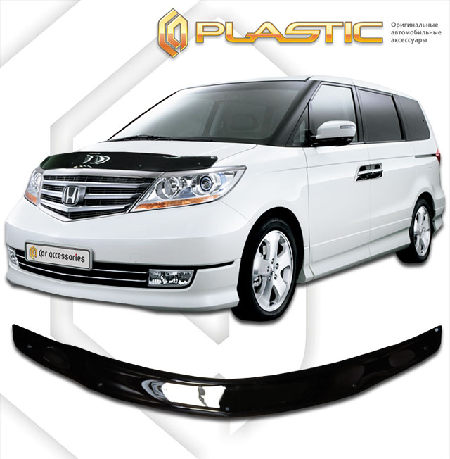 Дефлектор капота (Classic полупрозрачный) Honda Elysion Prestige  2010010306946