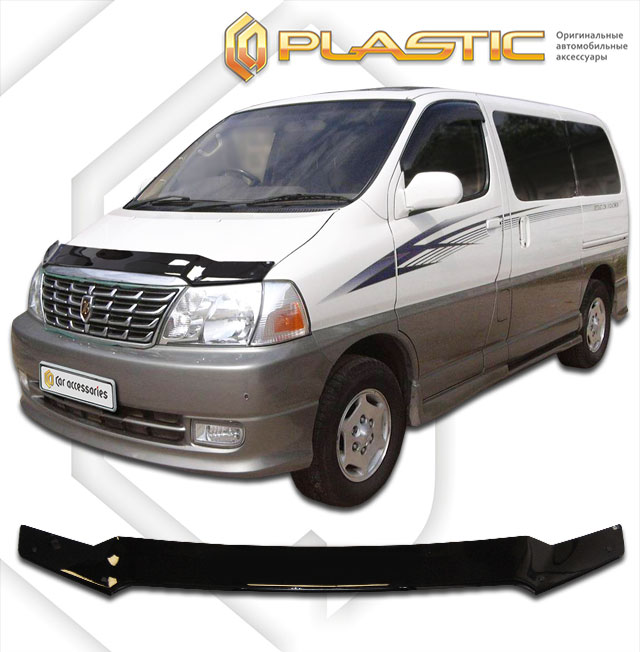 Дефлектор капота (Classic полупрозрачный) Toyota Grand Hiace  2010010307851