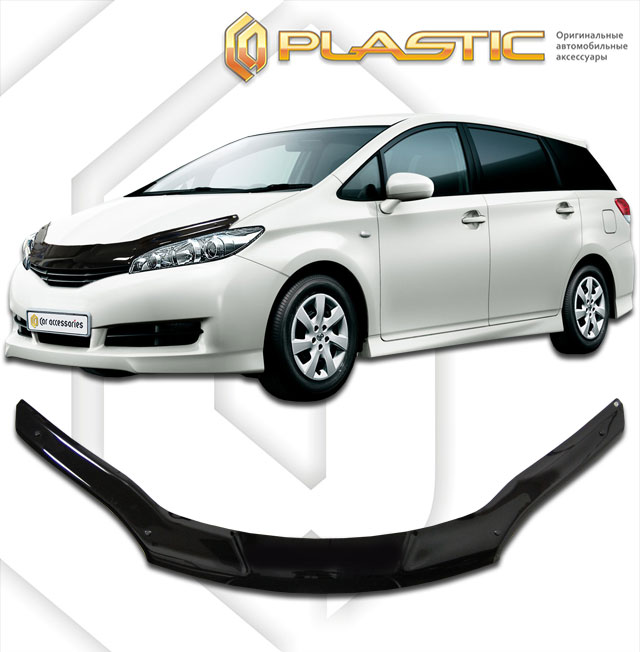 Дефлектор капота (Classic полупрозрачный) Toyota Wish  2010010308018