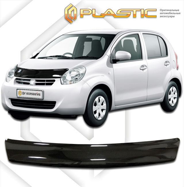 Дефлектор капота (Classic полупрозрачный) Toyota Passo  2010010308827
