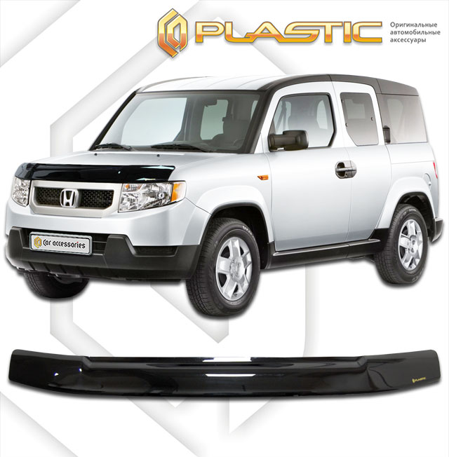 Дефлектор капота (Classic полупрозрачный) Honda Element  2010010309039