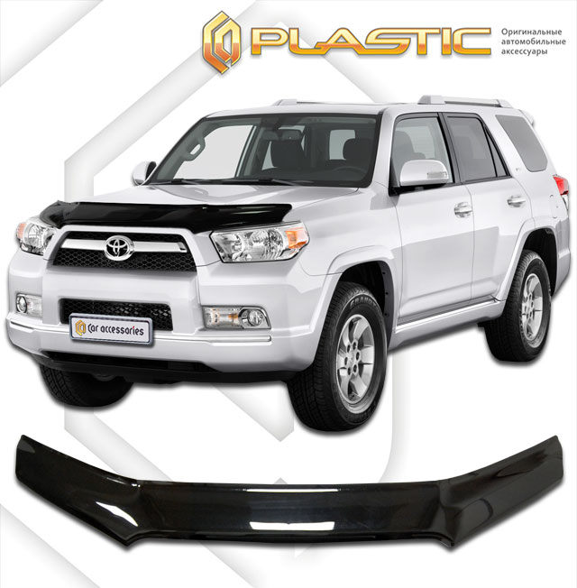 Дефлектор капота (Classic полупрозрачный) Toyota 4Runner  2010010309602
