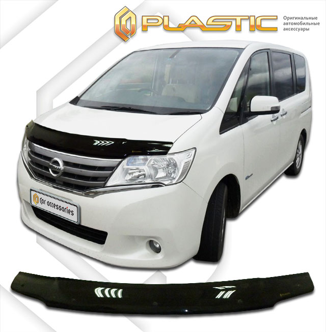 Ветровики дверей (Classic полупрозрачный) Nissan Serena  2010030312095