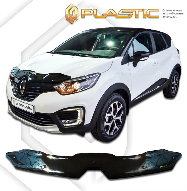 Ветровики дверей (Classic полупрозрачный) Renault Kaptur  2010030312163