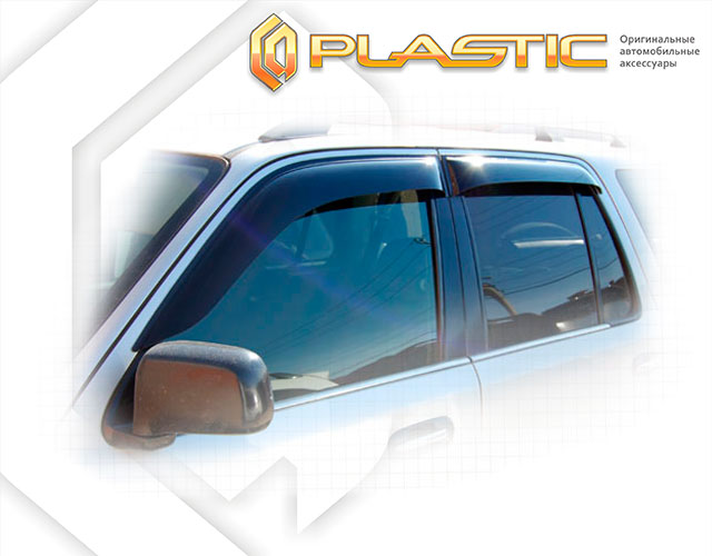 Ветровики дверей (Classic полупрозрачный) Honda CR-V  2010030300337
