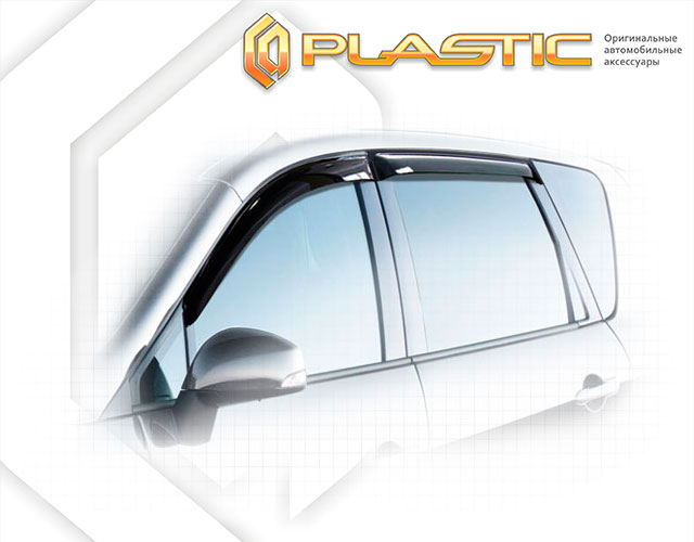 Ветровики дверей (Classic полупрозрачный) Renault Scenic  2010030306858