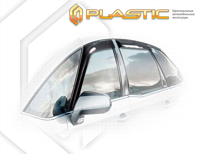Ветровики дверей (Classic полупрозрачный) Citroen C4 Picasso  2010030306971