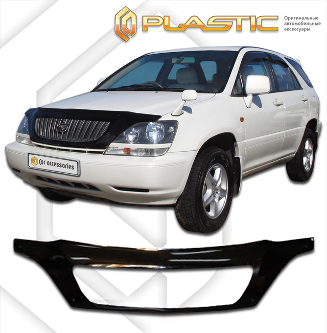 Дефлектор капота (exclusive) (Classic черный) Toyota Harrier  2010060100204
